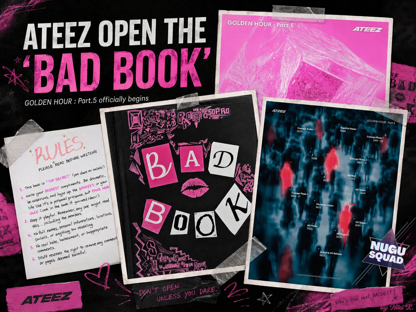 ATEEZ Open the “BAD BOOK” as “GOLDEN HOUR : Part.5” Officially