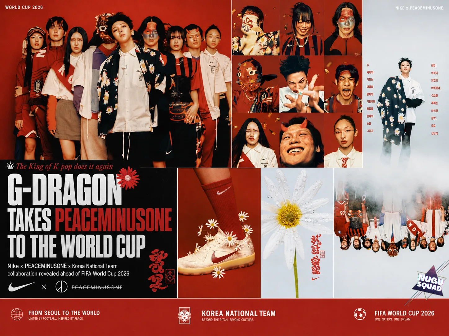 G-Dragon Takes PEACEMINUSONE to the World Cup — Nike Clearly Knows